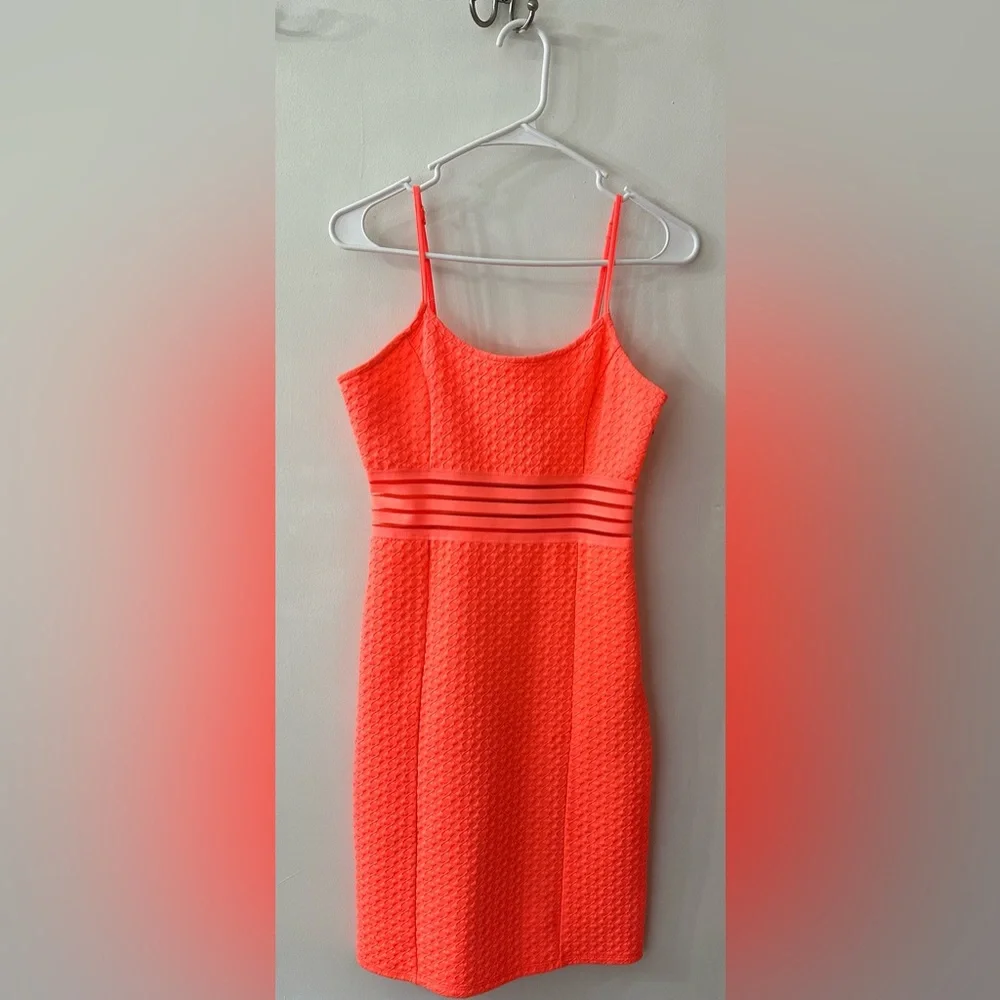 Sans Souci’s #95652 neon pink dress NEVER WORN❗️ - Picture 1 of 3